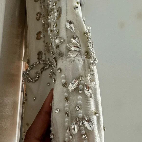 Custom Made Wedding Reception Dress. Great for Proms, Weddings, Events, Etc - Picture 6 of 11